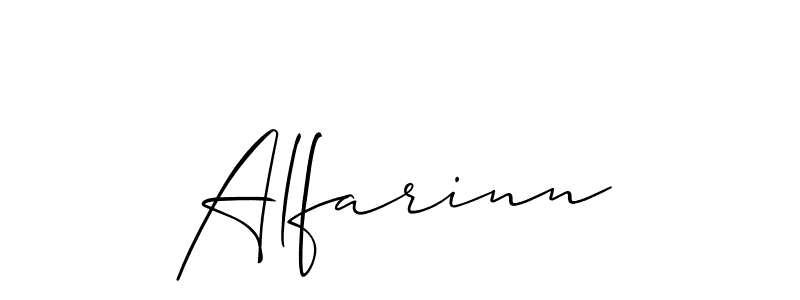 Once you've used our free online signature maker to create your best signature Allison_Script style, it's time to enjoy all of the benefits that Alfarinn name signing documents. Alfarinn signature style 2 images and pictures png
