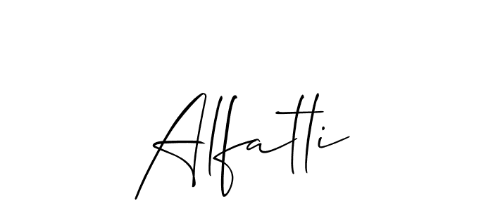 Also You can easily find your signature by using the search form. We will create Alfatli name handwritten signature images for you free of cost using Allison_Script sign style. Alfatli signature style 2 images and pictures png