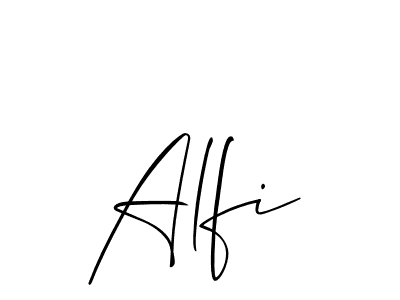 Make a short Alfi signature style. Manage your documents anywhere anytime using Allison_Script. Create and add eSignatures, submit forms, share and send files easily. Alfi signature style 2 images and pictures png