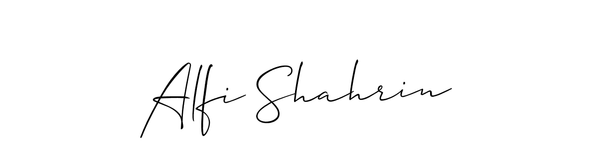 Here are the top 10 professional signature styles for the name Alfi Shahrin. These are the best autograph styles you can use for your name. Alfi Shahrin signature style 2 images and pictures png