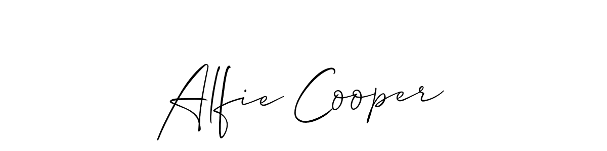 Make a beautiful signature design for name Alfie Cooper. Use this online signature maker to create a handwritten signature for free. Alfie Cooper signature style 2 images and pictures png