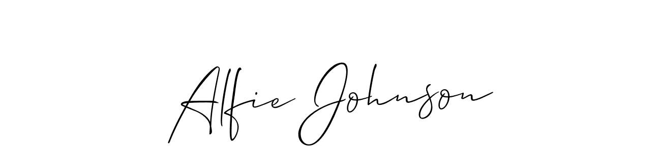 You can use this online signature creator to create a handwritten signature for the name Alfie Johnson. This is the best online autograph maker. Alfie Johnson signature style 2 images and pictures png