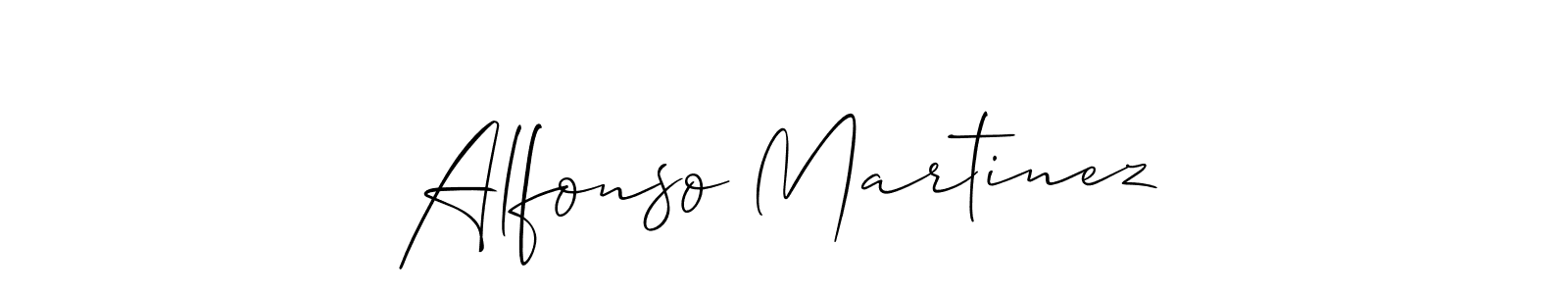 How to make Alfonso Martinez signature? Allison_Script is a professional autograph style. Create handwritten signature for Alfonso Martinez name. Alfonso Martinez signature style 2 images and pictures png