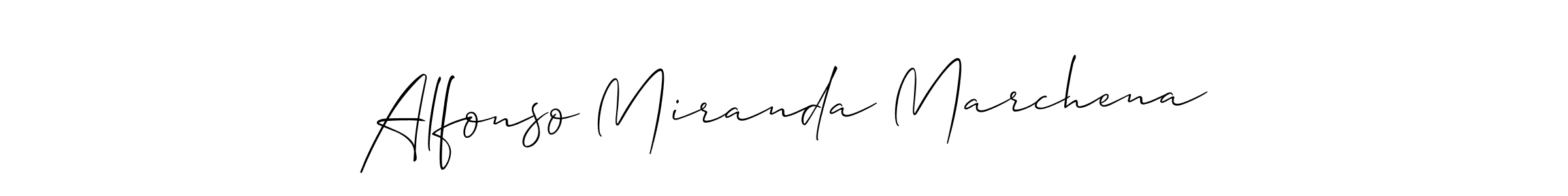 Also You can easily find your signature by using the search form. We will create Alfonso Miranda Marchena name handwritten signature images for you free of cost using Allison_Script sign style. Alfonso Miranda Marchena signature style 2 images and pictures png