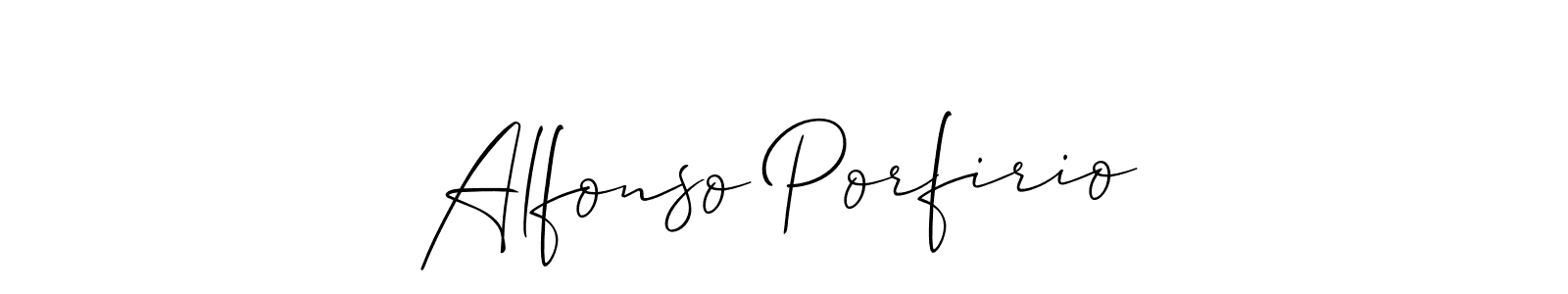 Once you've used our free online signature maker to create your best signature Allison_Script style, it's time to enjoy all of the benefits that Alfonso Porfirio name signing documents. Alfonso Porfirio signature style 2 images and pictures png