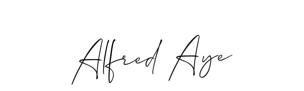 Once you've used our free online signature maker to create your best signature Allison_Script style, it's time to enjoy all of the benefits that Alfred Aye name signing documents. Alfred Aye signature style 2 images and pictures png