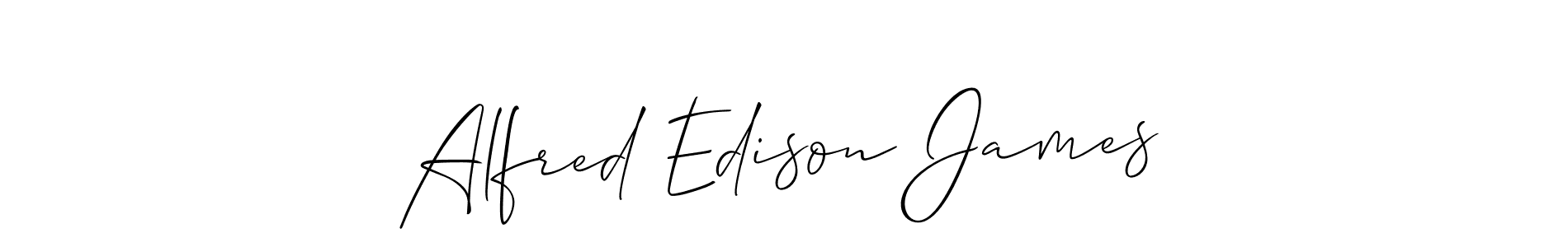 How to Draw Alfred Edison James signature style? Allison_Script is a latest design signature styles for name Alfred Edison James. Alfred Edison James signature style 2 images and pictures png