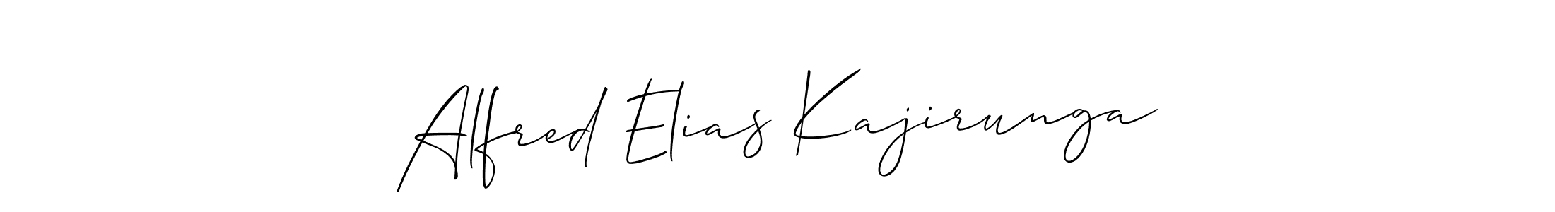 Best and Professional Signature Style for Alfred Elias Kajirunga. Allison_Script Best Signature Style Collection. Alfred Elias Kajirunga signature style 2 images and pictures png