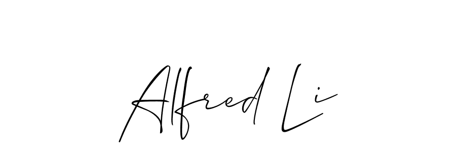 How to Draw Alfred Li signature style? Allison_Script is a latest design signature styles for name Alfred Li. Alfred Li signature style 2 images and pictures png