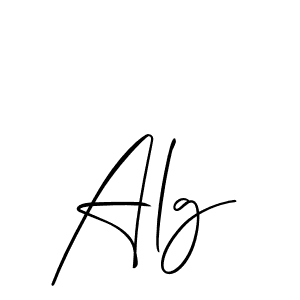 if you are searching for the best signature style for your name Alg. so please give up your signature search. here we have designed multiple signature styles  using Allison_Script. Alg signature style 2 images and pictures png