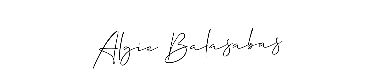 Here are the top 10 professional signature styles for the name Algie Balasabas. These are the best autograph styles you can use for your name. Algie Balasabas signature style 2 images and pictures png