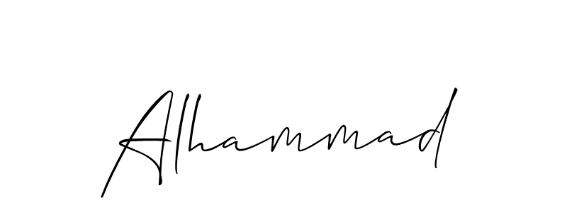 if you are searching for the best signature style for your name Alhammad. so please give up your signature search. here we have designed multiple signature styles  using Allison_Script. Alhammad signature style 2 images and pictures png