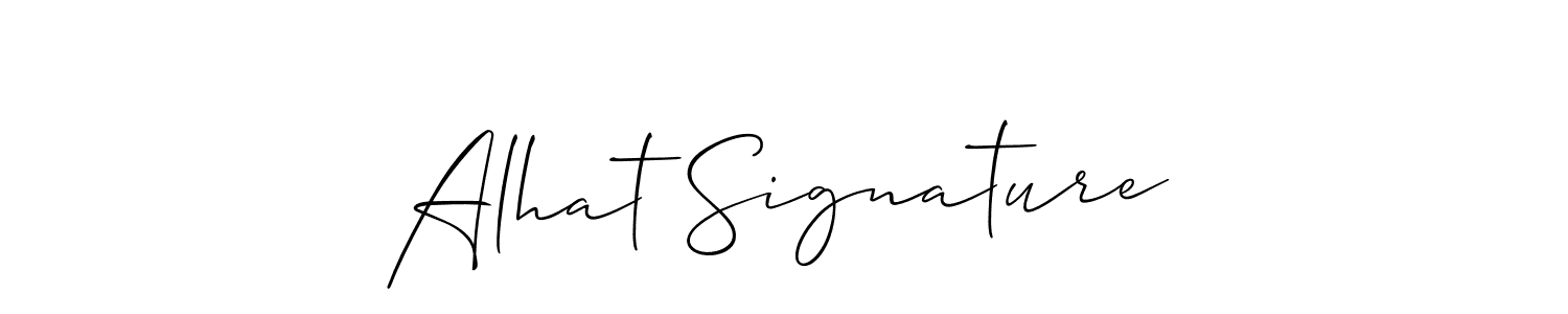 The best way (Allison_Script) to make a short signature is to pick only two or three words in your name. The name Alhat Signature include a total of six letters. For converting this name. Alhat Signature signature style 2 images and pictures png