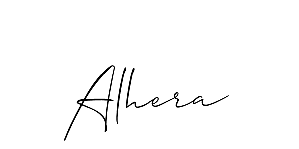 See photos of Alhera official signature by Spectra . Check more albums & portfolios. Read reviews & check more about Allison_Script font. Alhera signature style 2 images and pictures png