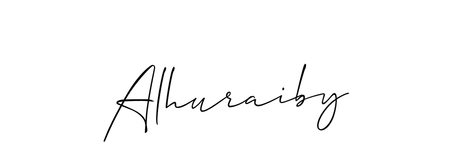 if you are searching for the best signature style for your name Alhuraiby. so please give up your signature search. here we have designed multiple signature styles  using Allison_Script. Alhuraiby signature style 2 images and pictures png