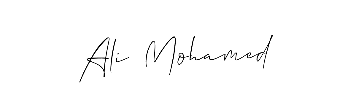 You can use this online signature creator to create a handwritten signature for the name Ali  Mohamed. This is the best online autograph maker. Ali  Mohamed signature style 2 images and pictures png
