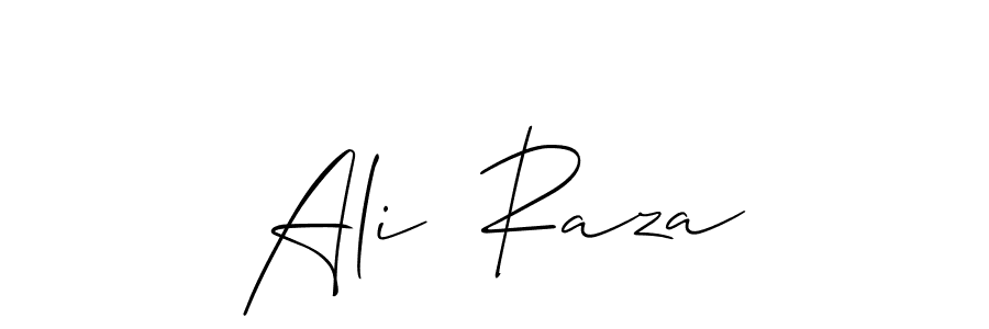 Allison_Script is a professional signature style that is perfect for those who want to add a touch of class to their signature. It is also a great choice for those who want to make their signature more unique. Get Ali  Raza name to fancy signature for free. Ali  Raza signature style 2 images and pictures png