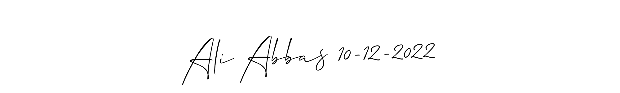 Here are the top 10 professional signature styles for the name Ali Abbas 10-12-2022. These are the best autograph styles you can use for your name. Ali Abbas 10-12-2022 signature style 2 images and pictures png