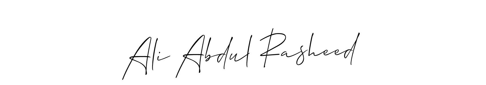 Here are the top 10 professional signature styles for the name Ali Abdul Rasheed. These are the best autograph styles you can use for your name. Ali Abdul Rasheed signature style 2 images and pictures png