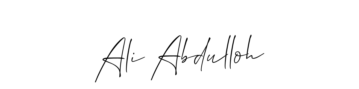 Best and Professional Signature Style for Ali Abdulloh. Allison_Script Best Signature Style Collection. Ali Abdulloh signature style 2 images and pictures png
