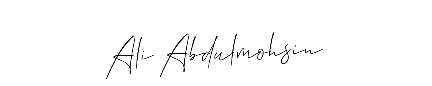 You can use this online signature creator to create a handwritten signature for the name Ali Abdulmohsin. This is the best online autograph maker. Ali Abdulmohsin signature style 2 images and pictures png
