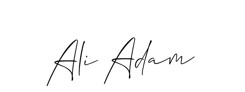 Allison_Script is a professional signature style that is perfect for those who want to add a touch of class to their signature. It is also a great choice for those who want to make their signature more unique. Get Ali Adam name to fancy signature for free. Ali Adam signature style 2 images and pictures png