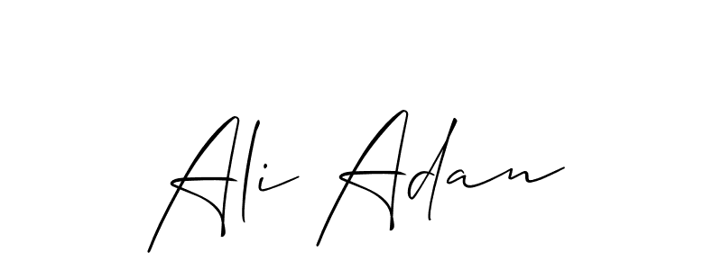 You can use this online signature creator to create a handwritten signature for the name Ali Adan. This is the best online autograph maker. Ali Adan signature style 2 images and pictures png
