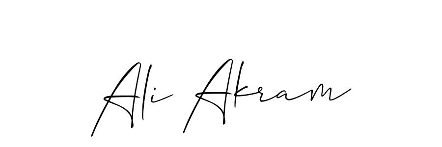 This is the best signature style for the Ali Akram name. Also you like these signature font (Allison_Script). Mix name signature. Ali Akram signature style 2 images and pictures png