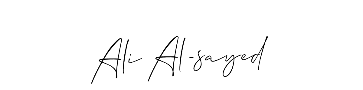 This is the best signature style for the Ali Al-sayed name. Also you like these signature font (Allison_Script). Mix name signature. Ali Al-sayed signature style 2 images and pictures png