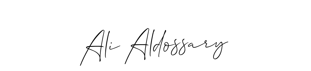 How to Draw Ali Aldossary signature style? Allison_Script is a latest design signature styles for name Ali Aldossary. Ali Aldossary signature style 2 images and pictures png