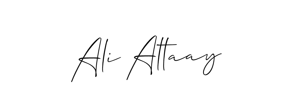 Make a short Ali Altaay signature style. Manage your documents anywhere anytime using Allison_Script. Create and add eSignatures, submit forms, share and send files easily. Ali Altaay signature style 2 images and pictures png