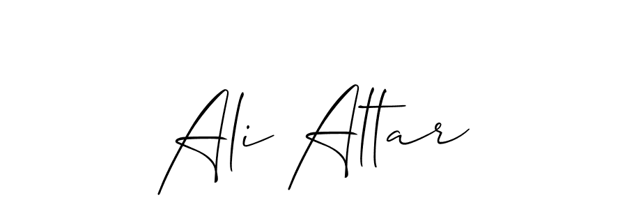 How to make Ali Altar signature? Allison_Script is a professional autograph style. Create handwritten signature for Ali Altar name. Ali Altar signature style 2 images and pictures png