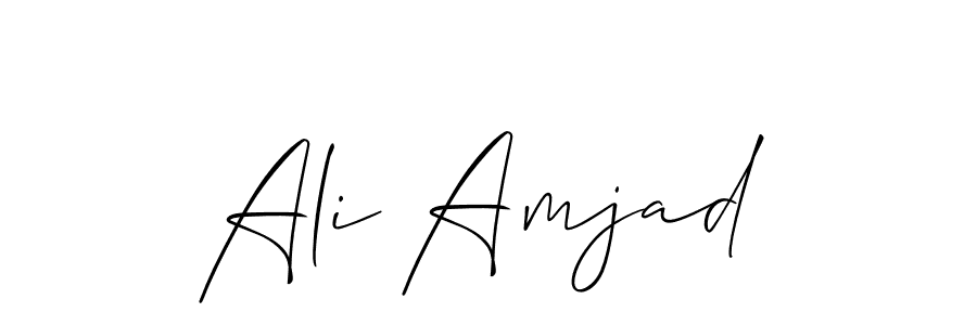 How to make Ali Amjad signature? Allison_Script is a professional autograph style. Create handwritten signature for Ali Amjad name. Ali Amjad signature style 2 images and pictures png