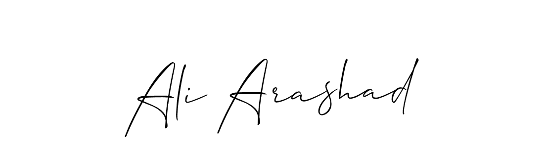 Ali Arashad stylish signature style. Best Handwritten Sign (Allison_Script) for my name. Handwritten Signature Collection Ideas for my name Ali Arashad. Ali Arashad signature style 2 images and pictures png