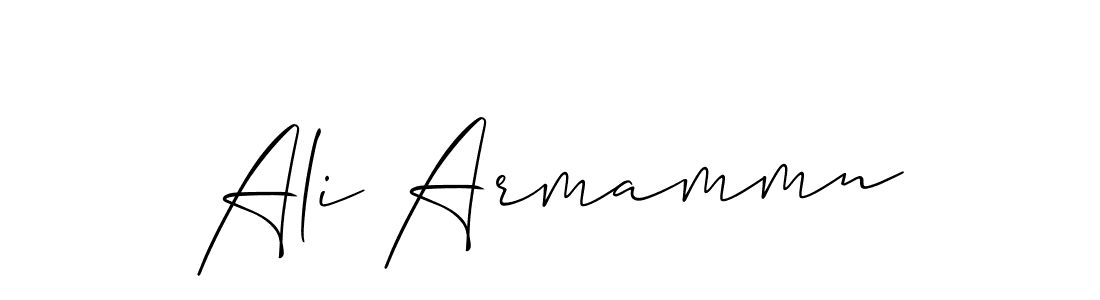 Use a signature maker to create a handwritten signature online. With this signature software, you can design (Allison_Script) your own signature for name Ali Armammn. Ali Armammn signature style 2 images and pictures png