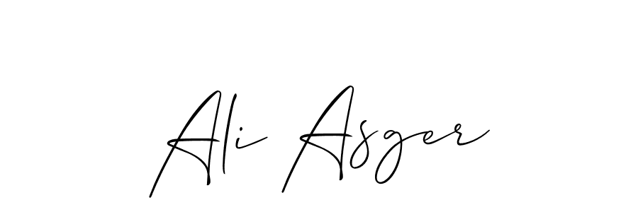See photos of Ali Asger official signature by Spectra . Check more albums & portfolios. Read reviews & check more about Allison_Script font. Ali Asger signature style 2 images and pictures png