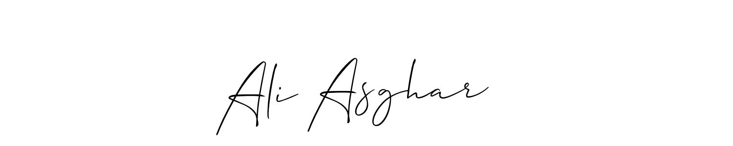 How to make Ali Asghar جٹ signature? Allison_Script is a professional autograph style. Create handwritten signature for Ali Asghar جٹ name. Ali Asghar جٹ signature style 2 images and pictures png