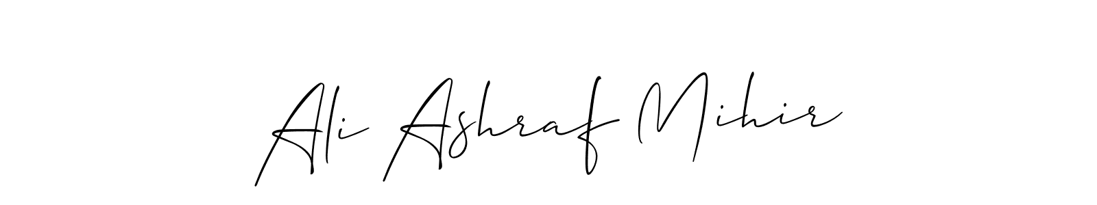 Similarly Allison_Script is the best handwritten signature design. Signature creator online .You can use it as an online autograph creator for name Ali Ashraf Mihir. Ali Ashraf Mihir signature style 2 images and pictures png