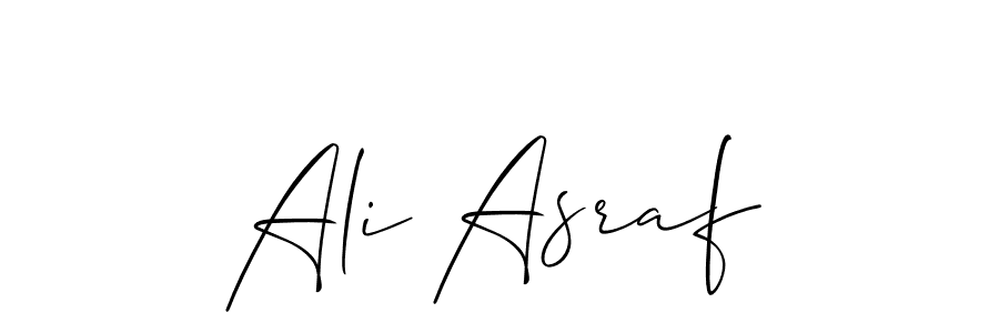 Ali Asraf stylish signature style. Best Handwritten Sign (Allison_Script) for my name. Handwritten Signature Collection Ideas for my name Ali Asraf. Ali Asraf signature style 2 images and pictures png