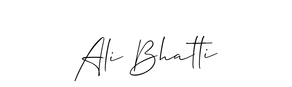 This is the best signature style for the Ali Bhatti name. Also you like these signature font (Allison_Script). Mix name signature. Ali Bhatti signature style 2 images and pictures png