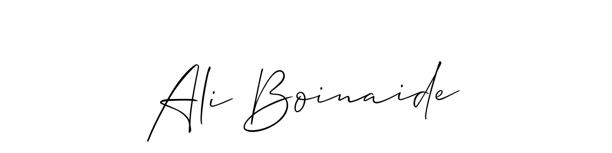 Best and Professional Signature Style for Ali Boinaide. Allison_Script Best Signature Style Collection. Ali Boinaide signature style 2 images and pictures png