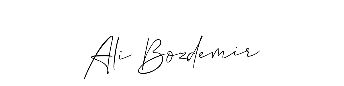 Make a short Ali Bozdemir signature style. Manage your documents anywhere anytime using Allison_Script. Create and add eSignatures, submit forms, share and send files easily. Ali Bozdemir signature style 2 images and pictures png