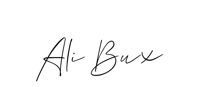 Also we have Ali Bux name is the best signature style. Create professional handwritten signature collection using Allison_Script autograph style. Ali Bux signature style 2 images and pictures png