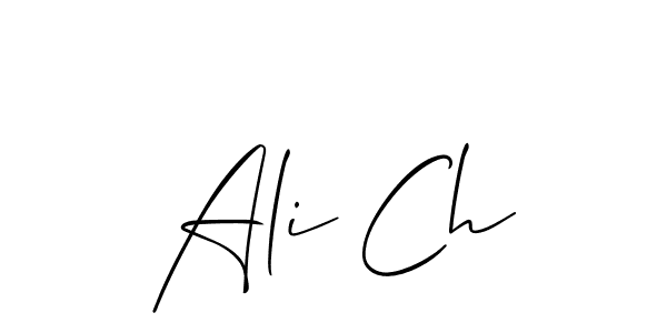 How to Draw Ali Ch signature style? Allison_Script is a latest design signature styles for name Ali Ch. Ali Ch signature style 2 images and pictures png
