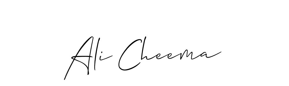 Ali Cheema stylish signature style. Best Handwritten Sign (Allison_Script) for my name. Handwritten Signature Collection Ideas for my name Ali Cheema. Ali Cheema signature style 2 images and pictures png