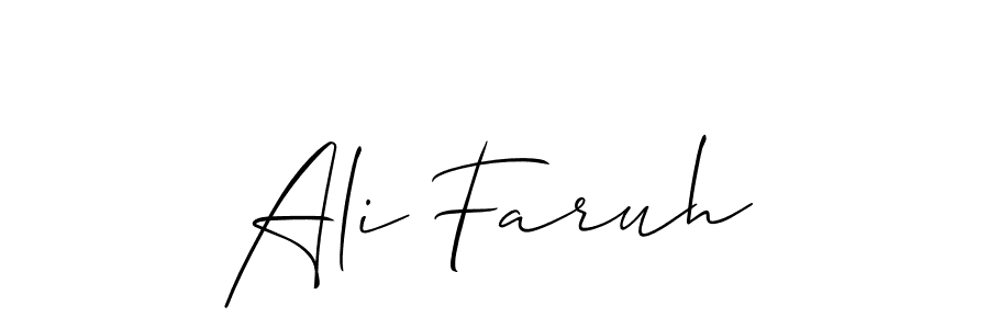 How to Draw Ali Faruh signature style? Allison_Script is a latest design signature styles for name Ali Faruh. Ali Faruh signature style 2 images and pictures png