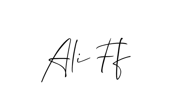 Best and Professional Signature Style for Ali Ff. Allison_Script Best Signature Style Collection. Ali Ff signature style 2 images and pictures png
