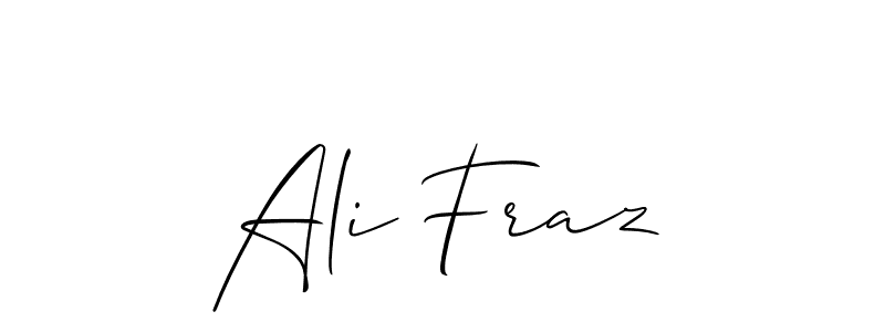 Allison_Script is a professional signature style that is perfect for those who want to add a touch of class to their signature. It is also a great choice for those who want to make their signature more unique. Get Ali Fraz name to fancy signature for free. Ali Fraz signature style 2 images and pictures png