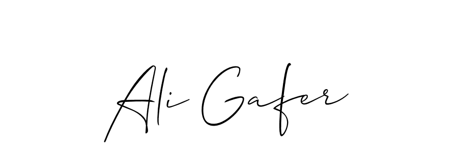 You can use this online signature creator to create a handwritten signature for the name Ali Gafer. This is the best online autograph maker. Ali Gafer signature style 2 images and pictures png