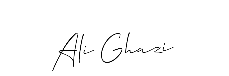 Make a short Ali Ghazi signature style. Manage your documents anywhere anytime using Allison_Script. Create and add eSignatures, submit forms, share and send files easily. Ali Ghazi signature style 2 images and pictures png